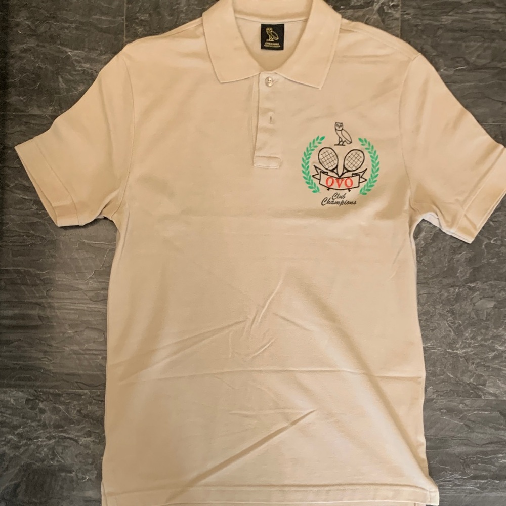 Men's Polo Shirt with Embroidered OVO Logo - Picture 2 of 10